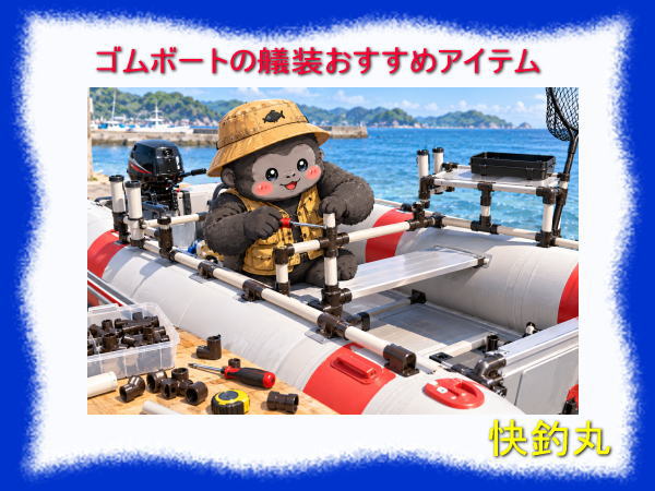 ゴムボートの艤装おすすめ